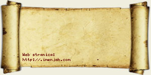 LJubinka Vlahović vizit kartica